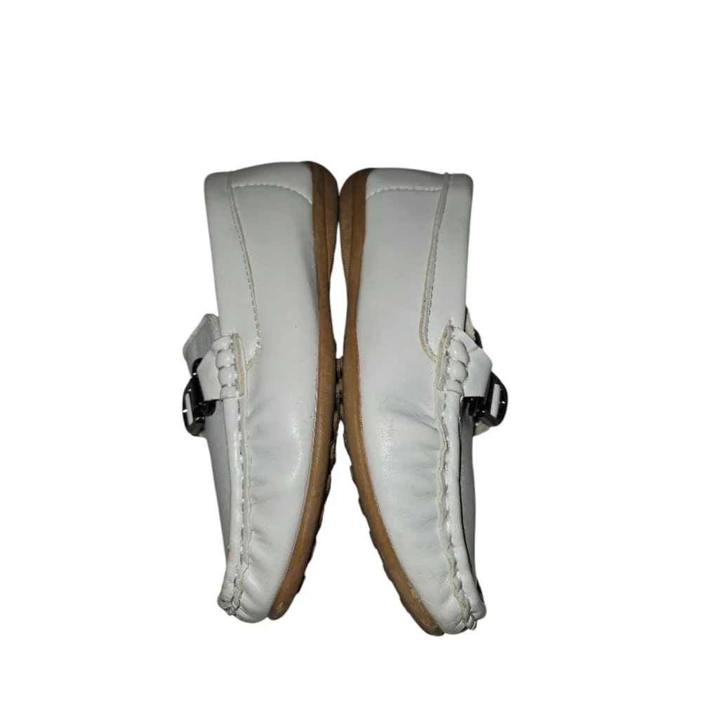 Boys Jordano Collection Loafers Size 11 White Toddler